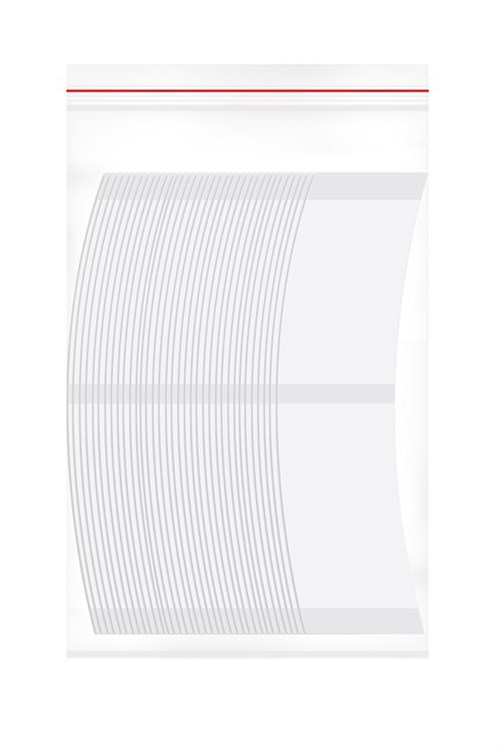Walker Tape 1522 Clear Minis™ Protez Saç Bandı Oval 3/4″ x 3″ (1,90 x 7,62 cm) 72 Adet