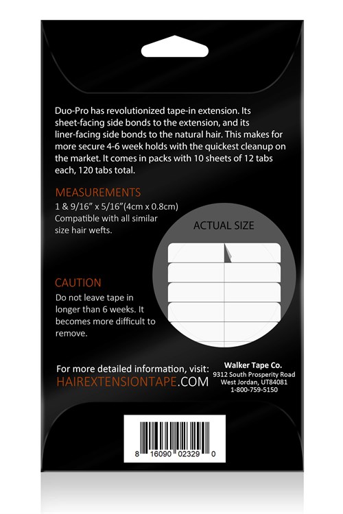 Walker Tape Beautify Duo-Pro Hair Extension Tape - Mikro Bant Kaynak Bandı 120 Adet