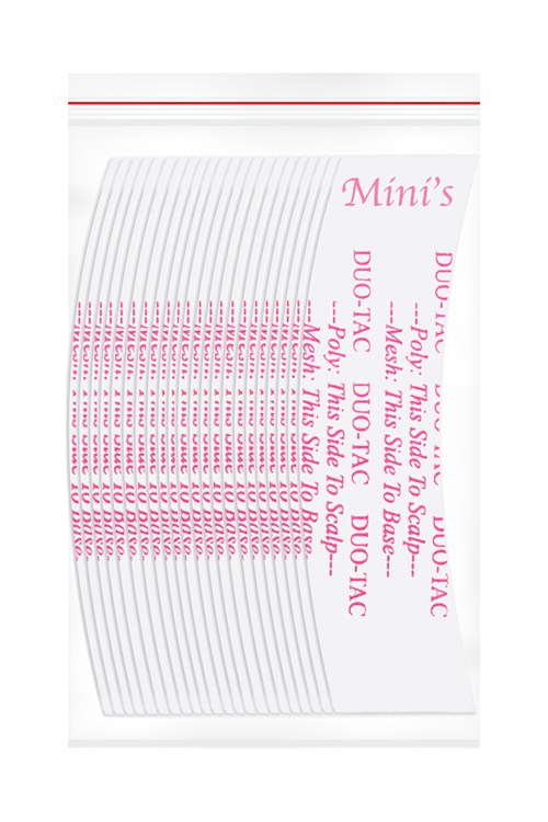 Walker Tape Duo-Tac Minis™ Protez Saç Bandı Oval 3/4″ x 3″ (1,90 x 7,62 cm) 72 Adet