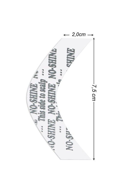 Walker Tape No-Shine Protez Saç Bandı Oval (Parlama Yapmaz) 