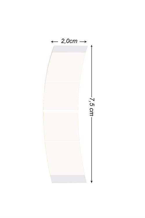 Walker Tape Pro-Flex II™ Minis Protez Saç Bandı Oval (2,0cm x 7,5cm) 72 Adet