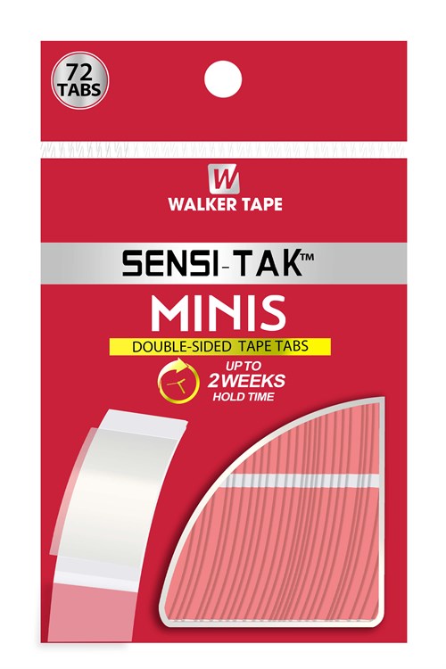 Walker Tape Sensi Tak™ Minis Protez Saç Bandı Oval (2,0cm x 7,5cm) 72 Adet