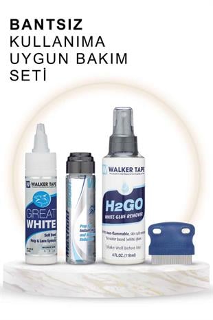 Bantsız Protez Saç Bakım Seti 4 in 1