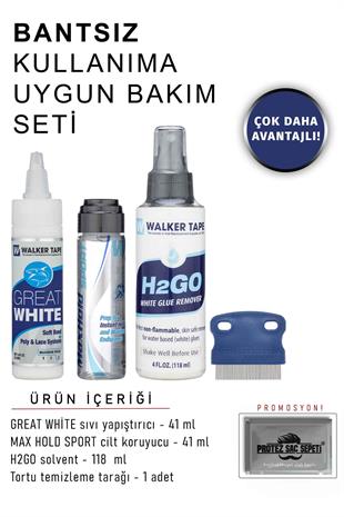 Bantsız Protez Saç Bakım Seti 4 in 1