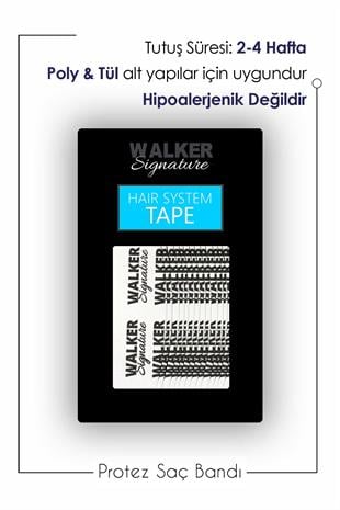 Walker Signature Tape Minis Protez Saç Bandı Oval 3/4″ x 3″ (1,90 x 7,62 cm)