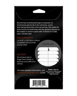Walker Tape Beautify Duo-Pro Hair Extension Tape - Mikro Bant Kaynak Bandı 120 Adet