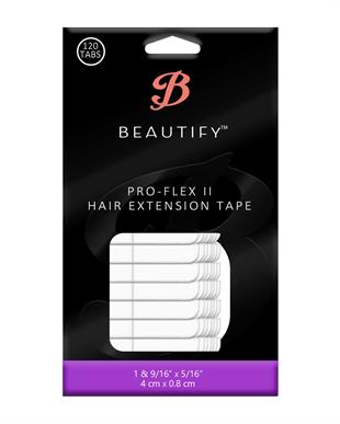 Walker Tape Beautify Pro-Flex II Hair Extension - Bant Kaynak Bandı (4 cm x 0,8 cm) 120 Adet