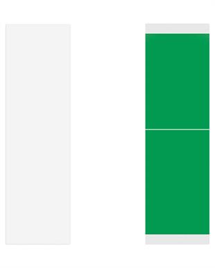 Walker Tape Easy Green™ Protez Saç Bandı Düz (1 x 3 - 2.5cm x 7.5cm) 36 Adet