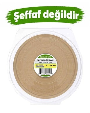 Walker Tape - German Brown™ Roll Tape - Protez Saç Bandı Rulo 36 Yds (33m)
