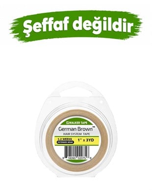 Walker Tape - German Brown™ Roll Tape - Protez Saç Bandı Rulo 3 Yds (2,74m)