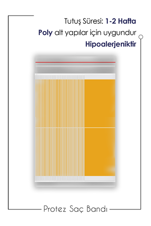 Walker Tape German Brown™ Tape Protez Saç Bandı Düz 1