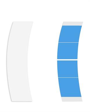 Walker Tape Lace Front Minis™ Protez Saç Bandı Oval 3/4″ x 3″ (1,90 x 7,62 cm) 72 Adet