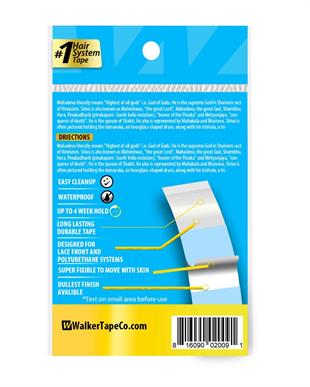 Walker Tape Lace Front Minis™ Protez Saç Bandı Oval 3/4″ x 3″ (1,90 x 7,62 cm) 72 Adet