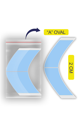 Walker Tape Lace Front™ Protez Saç Bandı Oval 