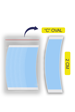 Walker Tape Lace Front™ Protez Saç Bandı Oval 