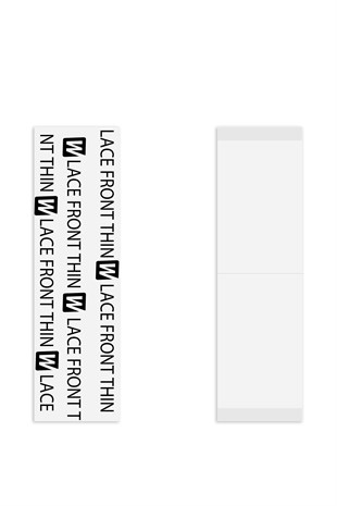 Walker Tape Lace Front Thin™ Protez Saç Bandı Düz 1″ x 3″ (2,5 x 7,5 cm) 36 Adet