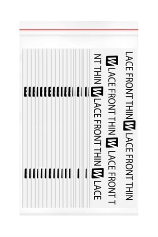 Walker Tape Lace Front Thin™ Protez Saç Bandı Düz 1″ x 3″ (2,5 x 7,5 cm) 36 Adet