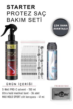 Walker Tape Protez Saç Bakım Seti Starter