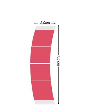 Walker Tape Sensi Tak™ Minis Protez Saç Bandı Oval (2,0cm x 7,5cm) 72 Adet