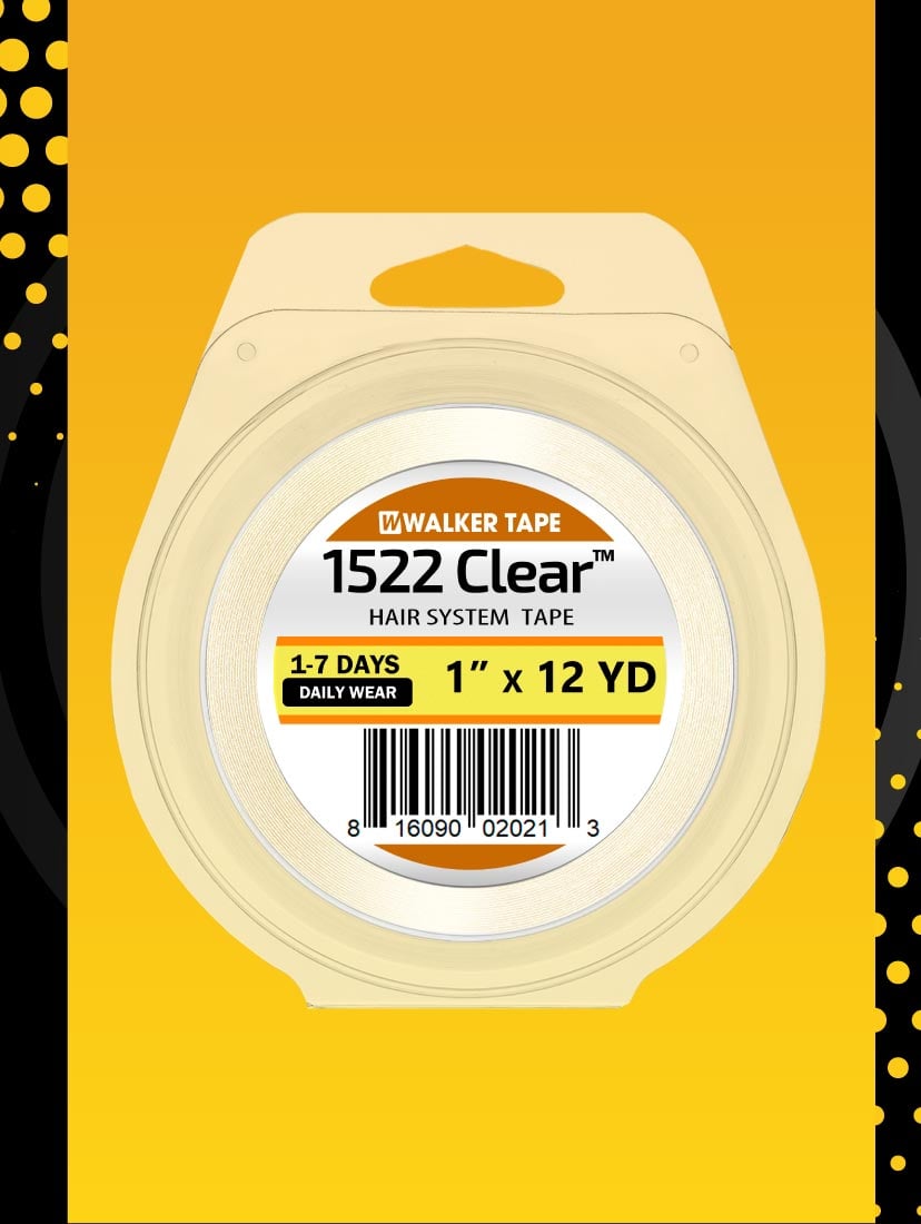 Walker Tape | 1522 CLEAR® Protez Saç Bandı Düz - 36 Adet