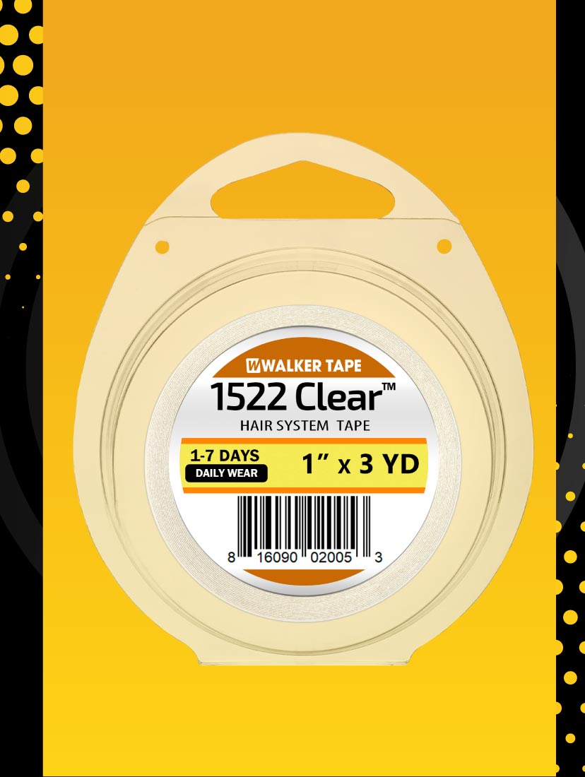 Walker Tape | 1522 CLEAR® Protez Saç Bandı Düz - 36 Adet