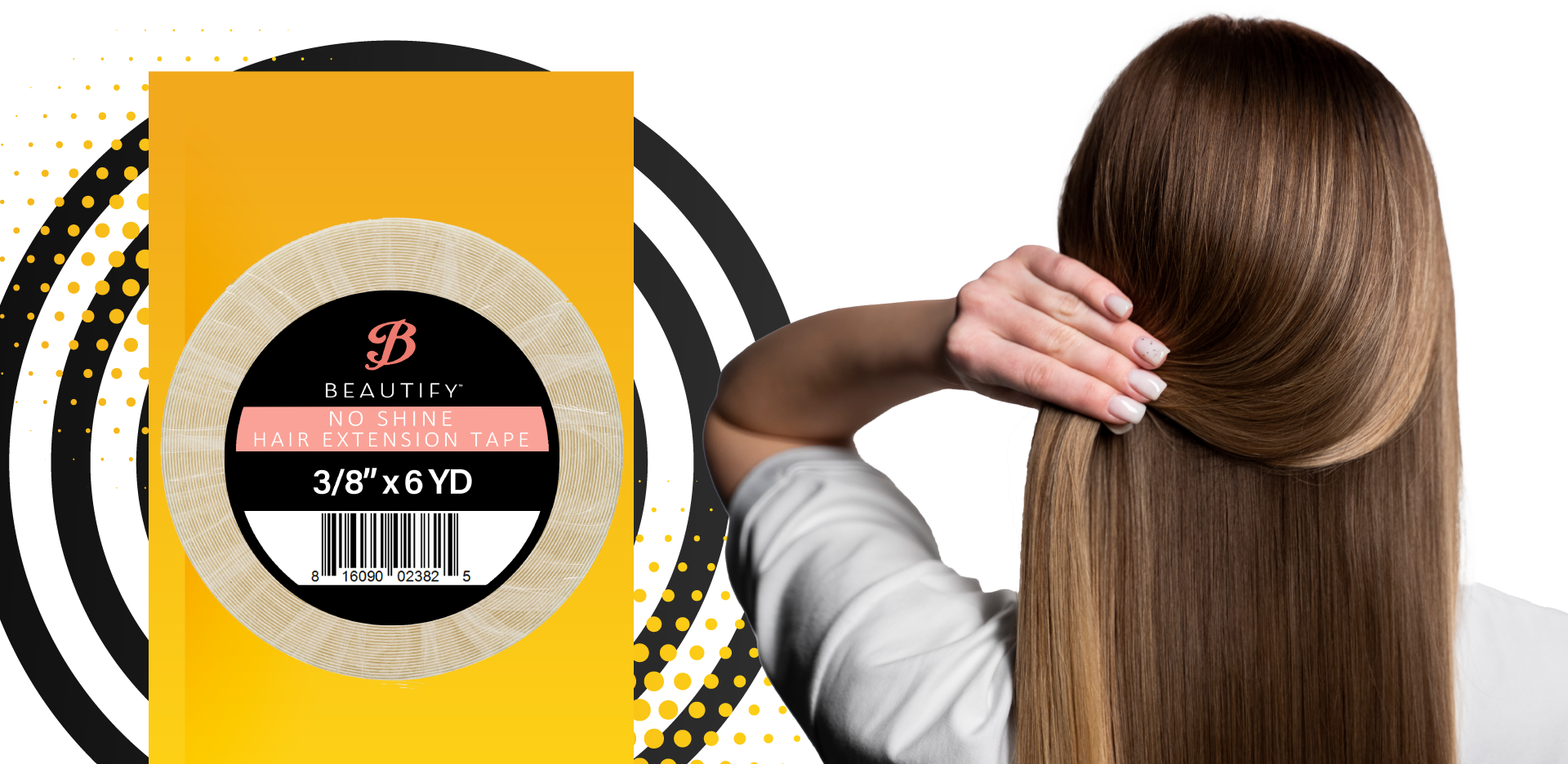 Walker Tape | No-Shine Hair Extensions Tape Tabs 120 Piece