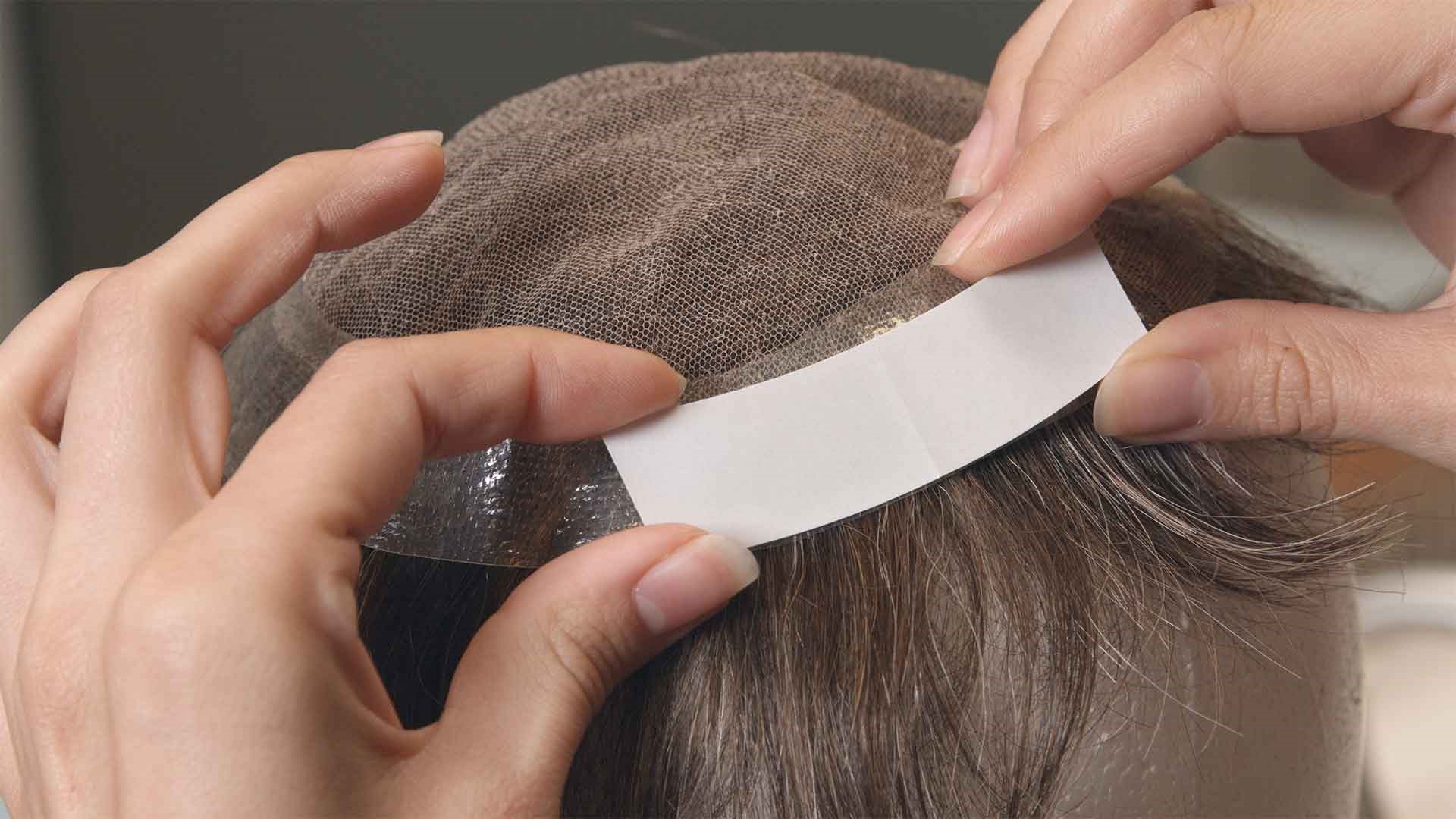 Protez Saç Uygulaması 3. Adım | Protez Saç Nasıl Bantlanır?