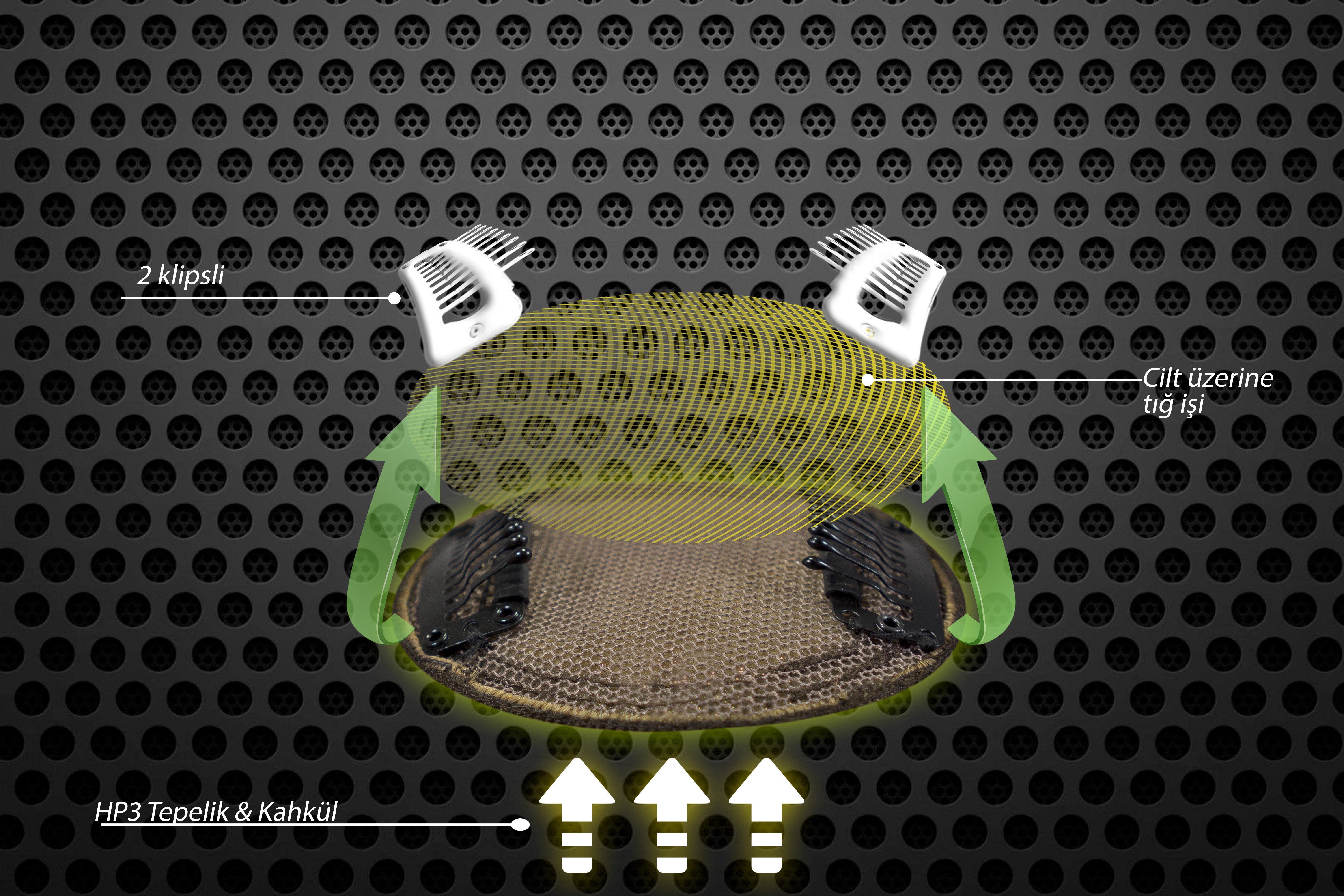 Güçlü Tutuş Sağlayan 2 Adet Klips