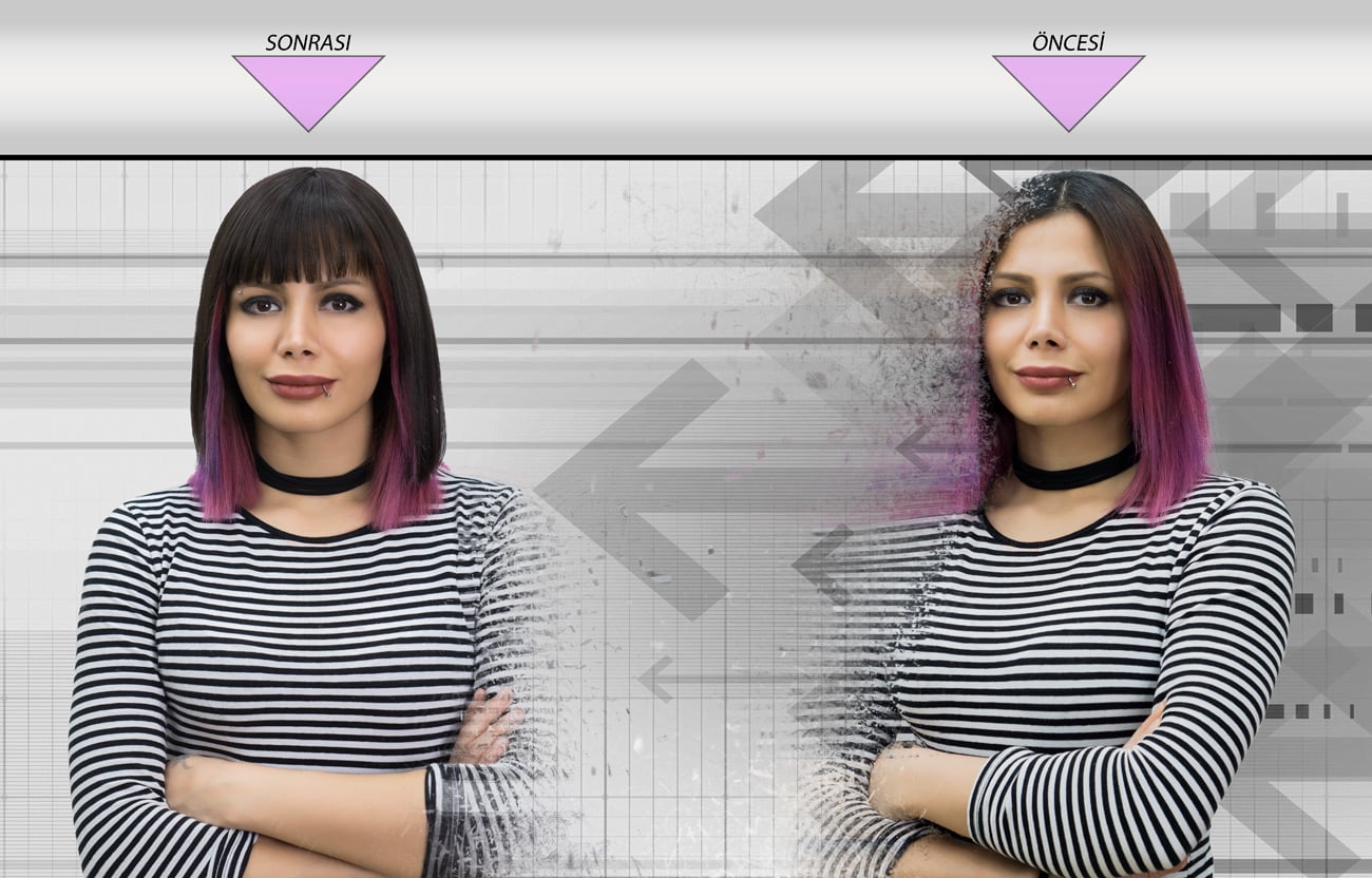 HP3 Tak Çıkar Kahkül Öncesi ve Sonrası