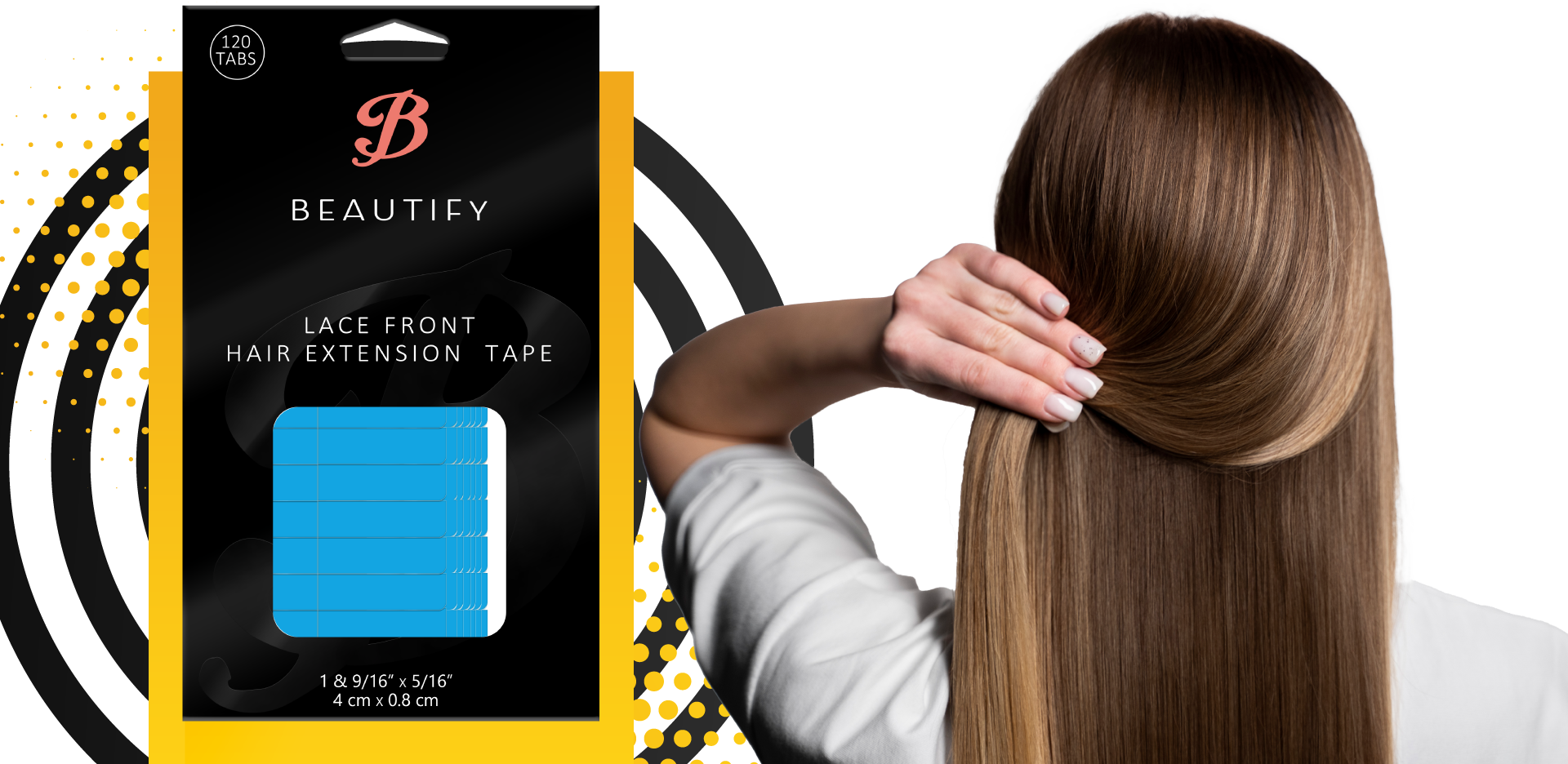 Walker Tape | Lace Front Hair Extensions Tape Tabs 120 Piece