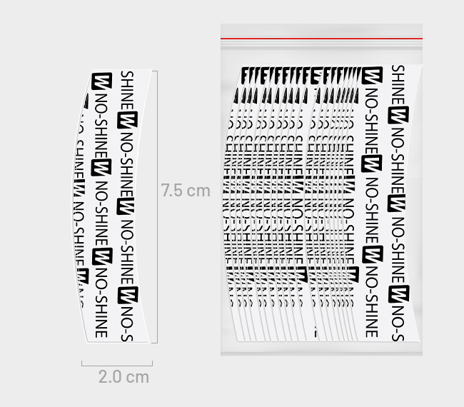 Walker Tape | No-Shine® STRAİGHT STRİP 36 PC Bag