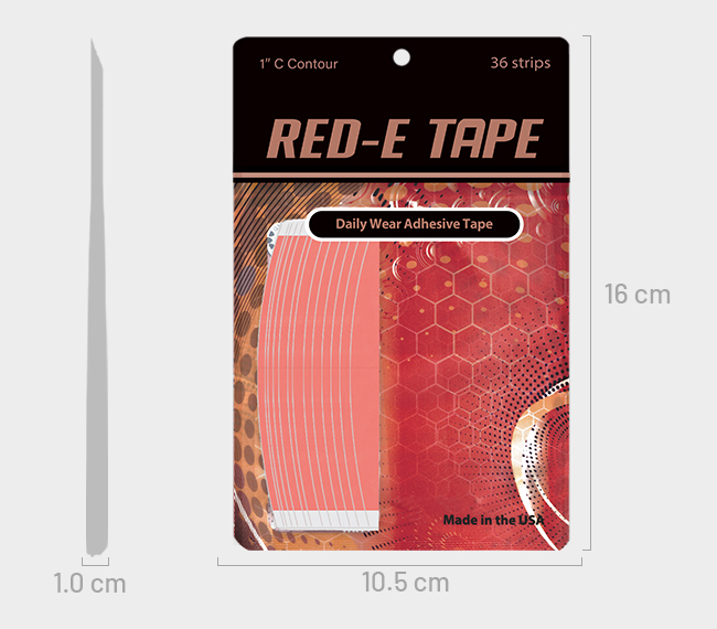 True Tape | RED-E TAPE® 1''C CONTOUR 36 PC Bag
