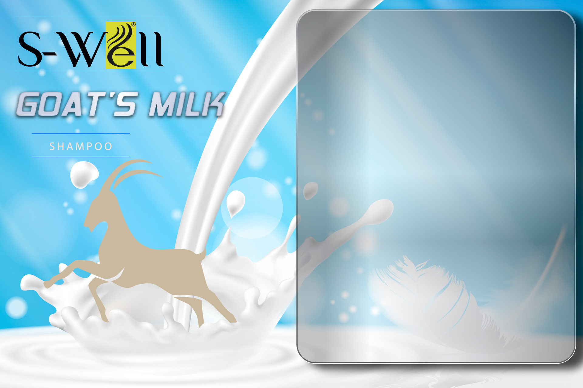 S-Well® Goat's Milk Shampoo Etiket 500ml