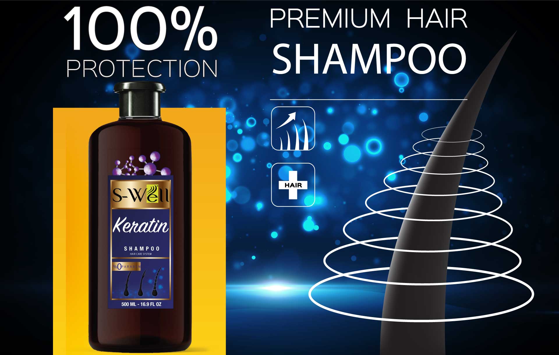 S-Well® Keratin Özlü Şampuan ile Saçlarınız daima güçlü ve sağlıklı olsun