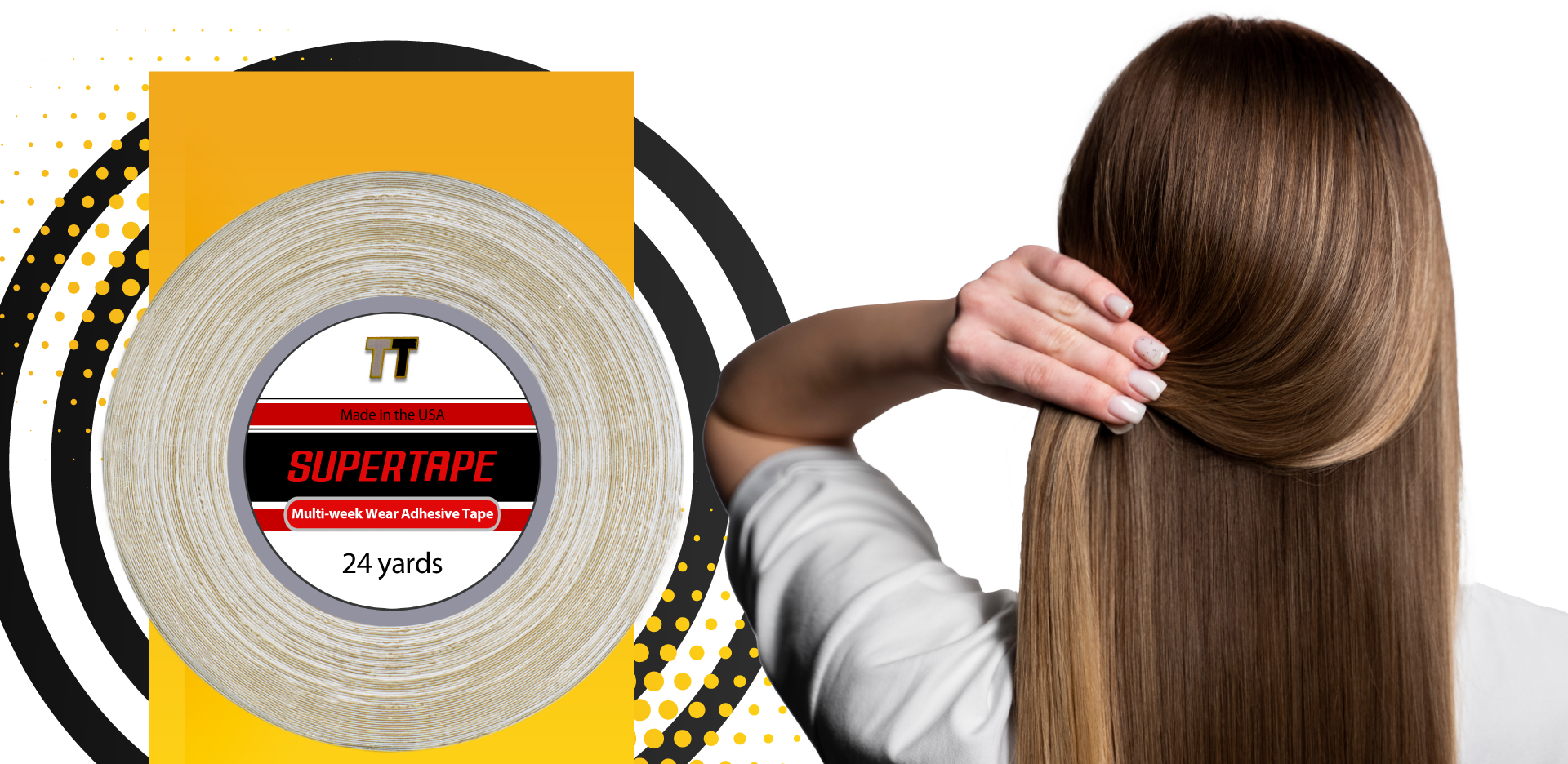 True Tape | Supertape Hair Extensions Tape Tabs 120 Piece