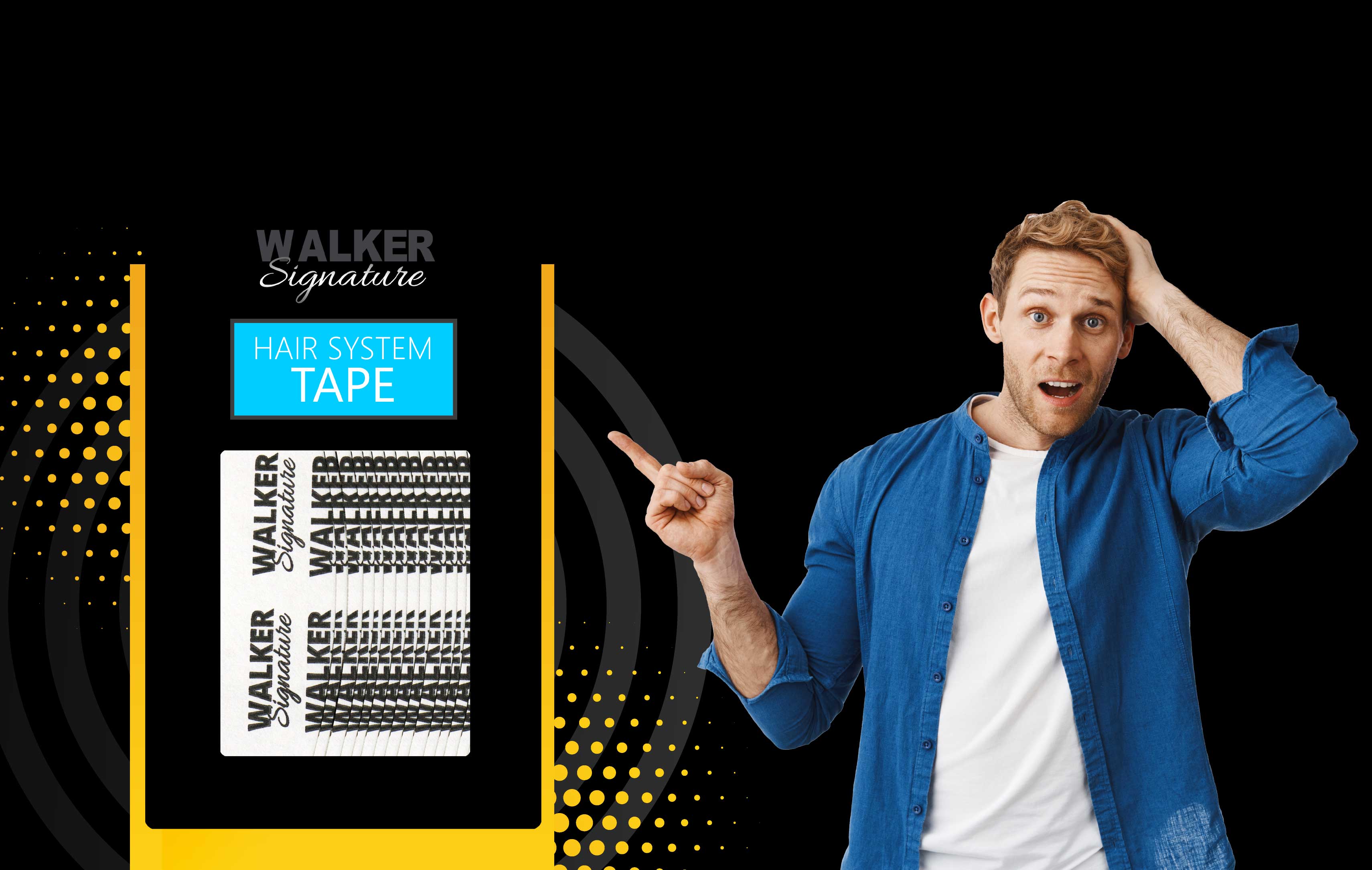 Walker Tape | Signature Tape® Protez Saç Bandı Düz - 36 Adet