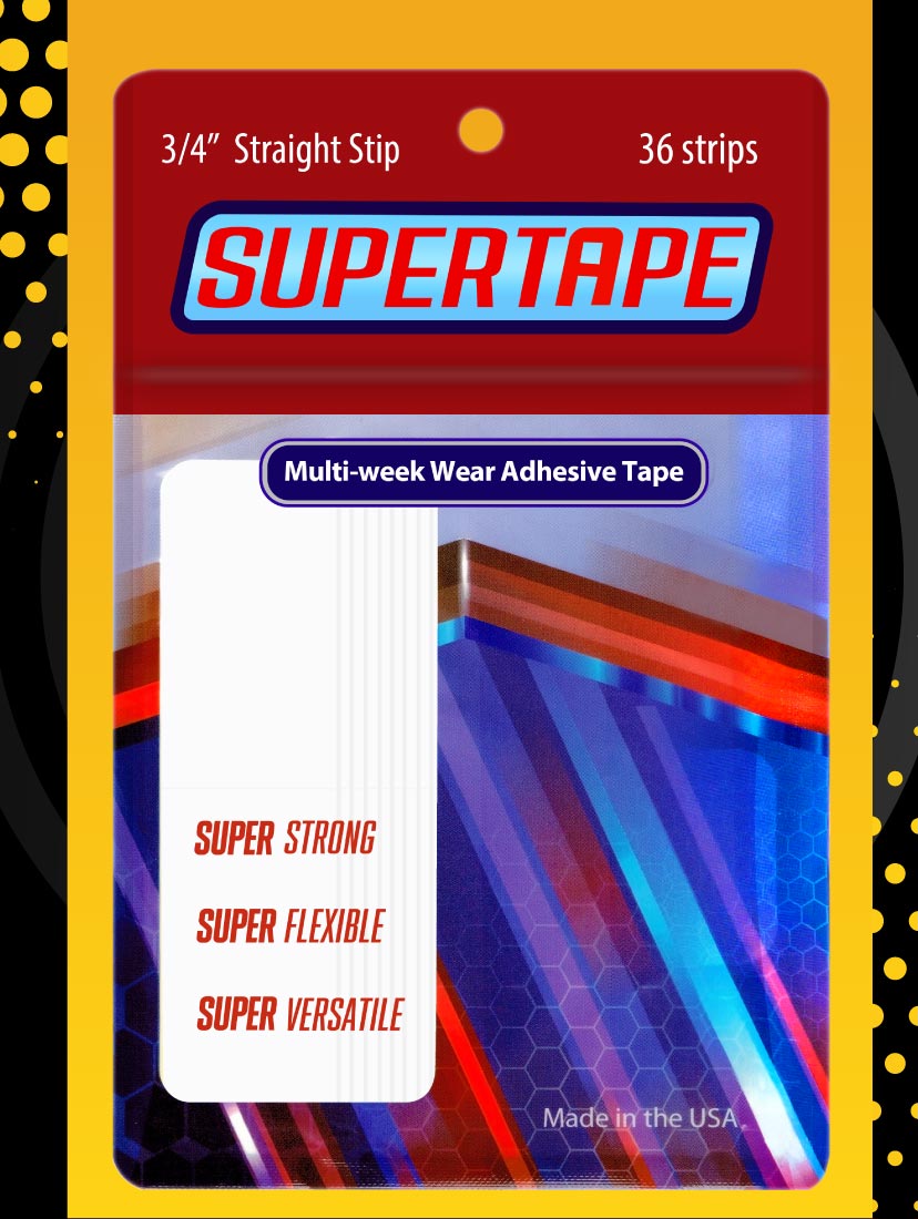 True Tape | SUPERTAPE® Protez Saç Bandı Düz - 25 Adet