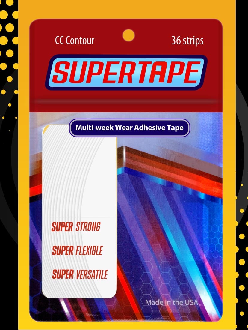 True Tape | SUPERTAPE® Protez Saç Bandı Düz - 36 Adet