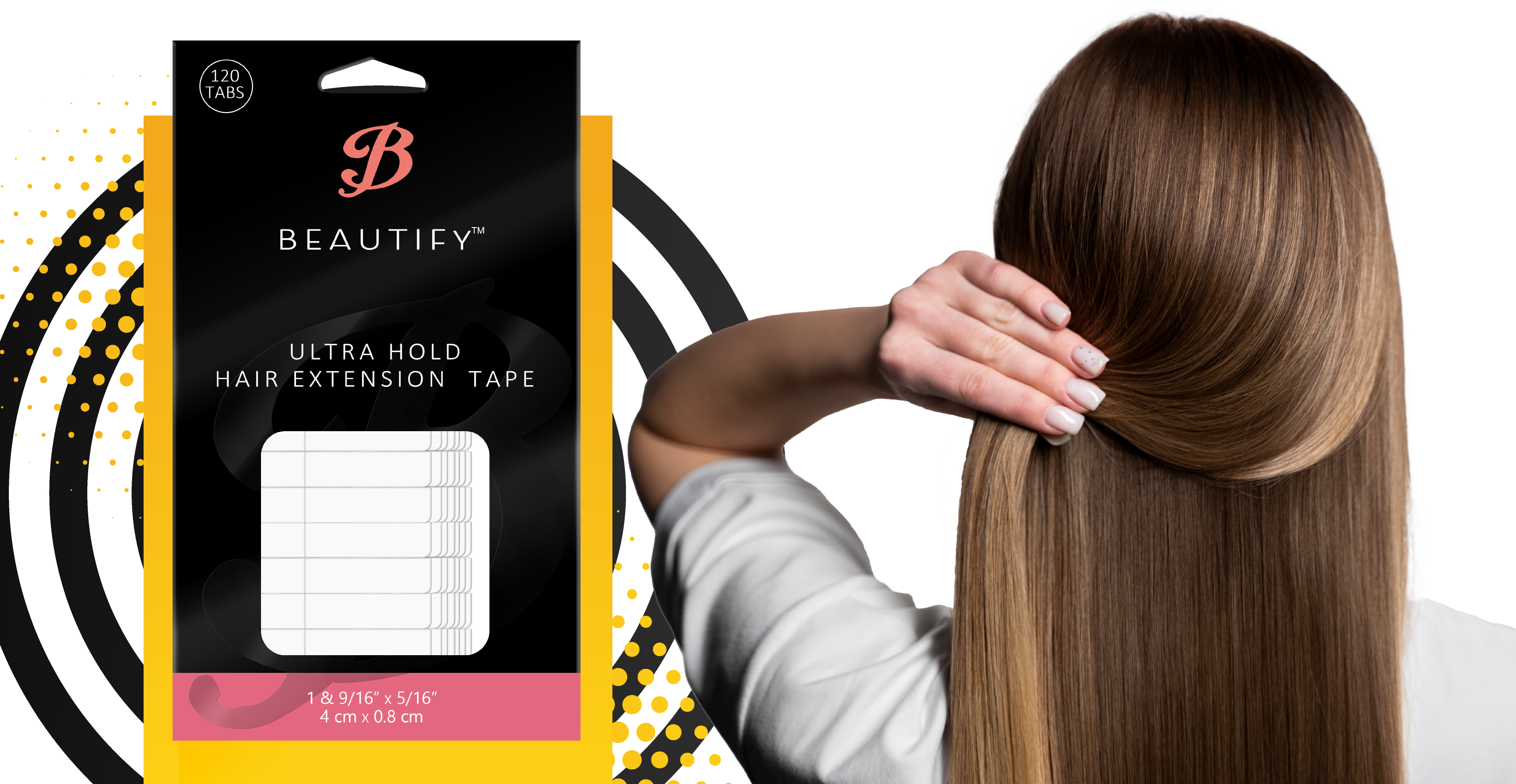 Walker Tape | Hair Extensions Tape Tabs 120 Piece