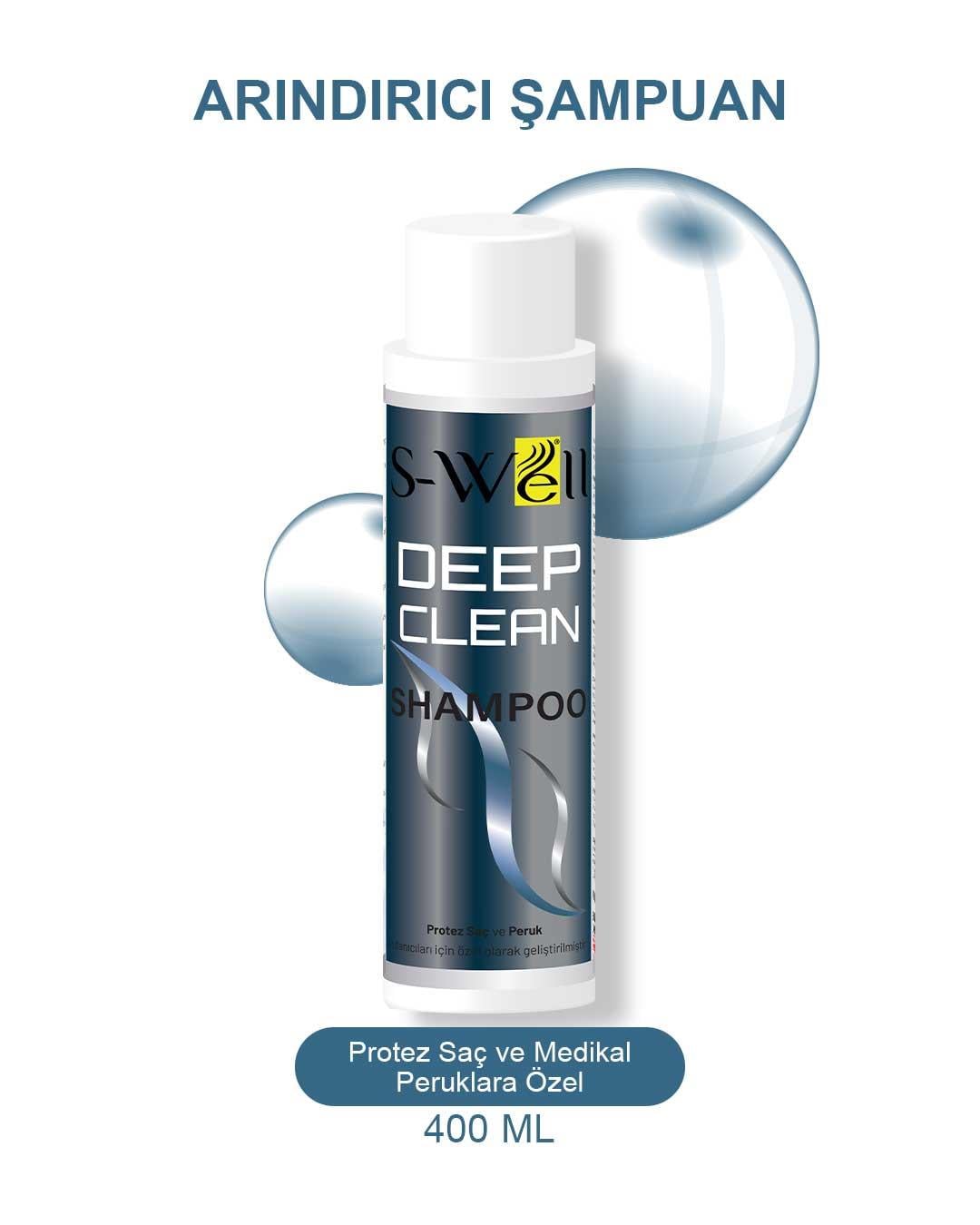 S-Well®S-Well Deep Clean Shampoo | Protez Saç Bakım Şampuanı 400 ML S-Well Deep Clean Shampoo | Protez Saç Bakım Şampuanı 400 ML - 8682190701497