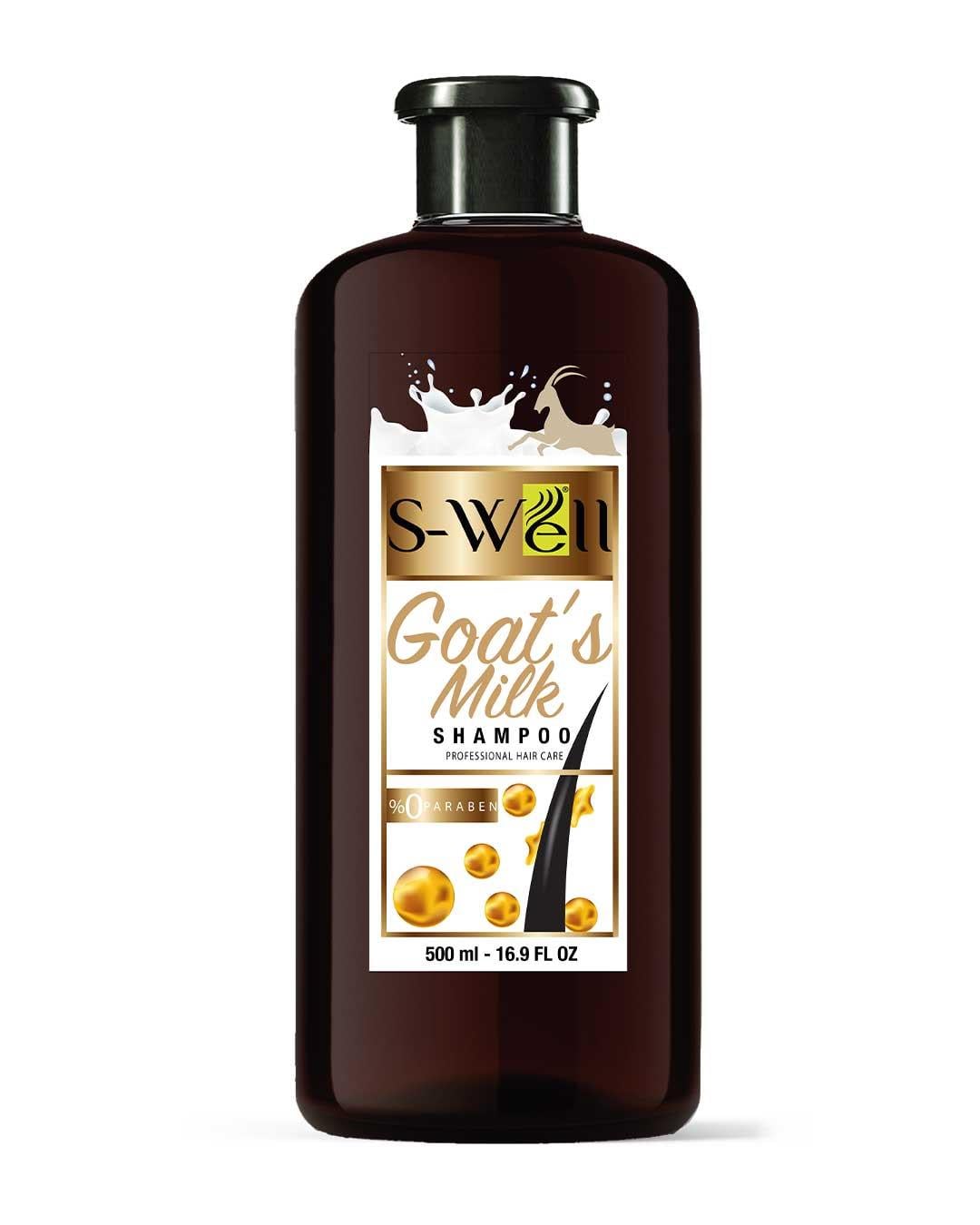 S-Well®S-Well® Protez Saç ve Medikal Peruk için Keçi Sütlü Derinlemesine Temizleyici ve Bakım Şampuanı 500 ml S-Well® Keçi Sütü Saç Bakım Şampuanı 500 ml - 8682190700841