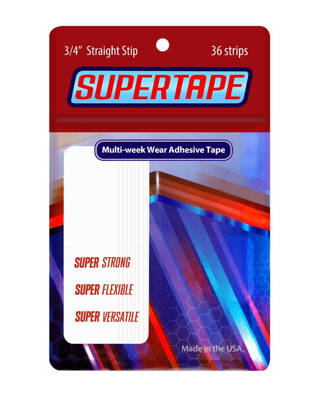 True Tape, LLC.True Tape SUPERTAPE Protez Saç Bandı Düz (3/4