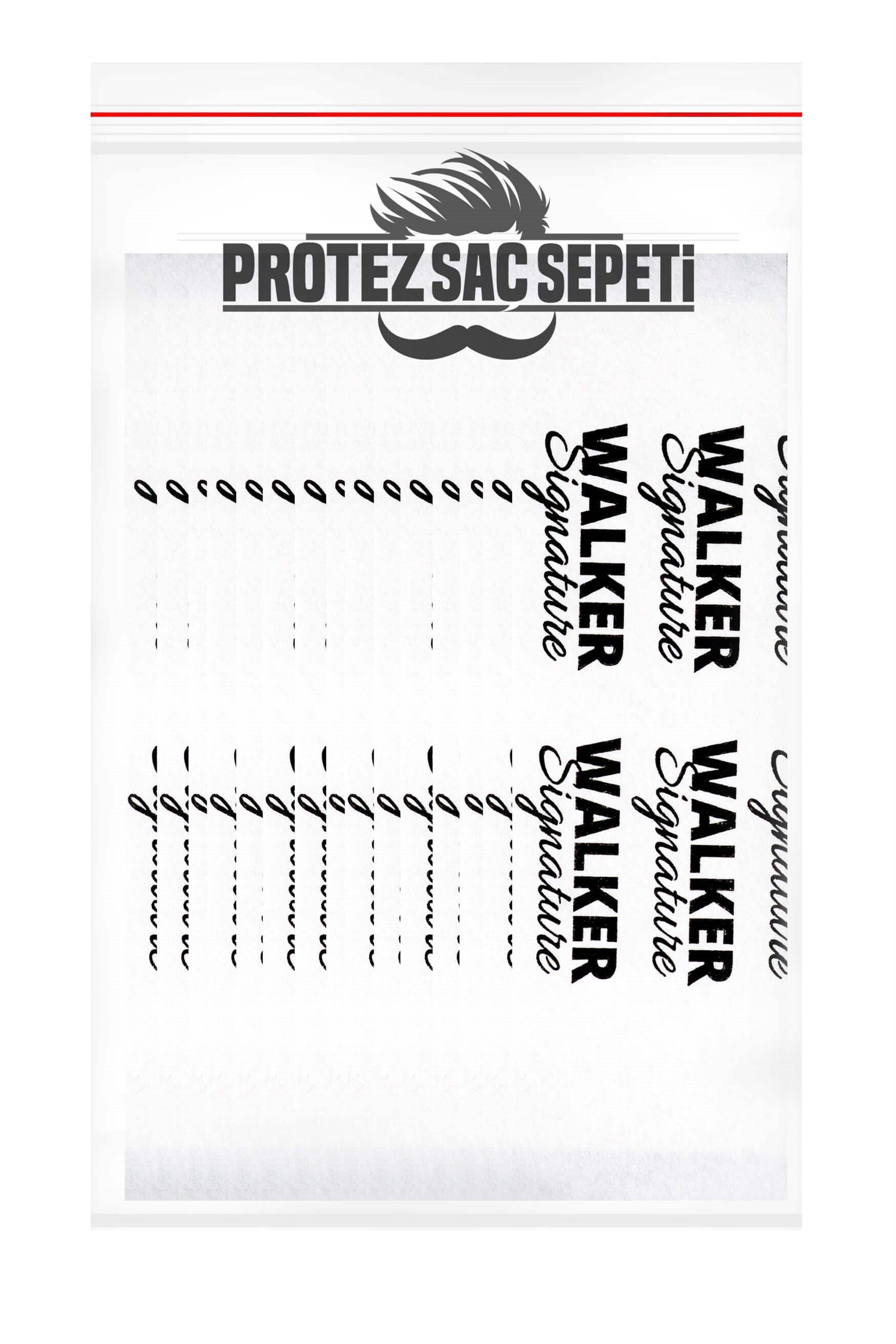 Protez Saç Bandı Signature Tape Düz (''1 x 3'' - 2.5cm x 7.5cm) 36 Adet