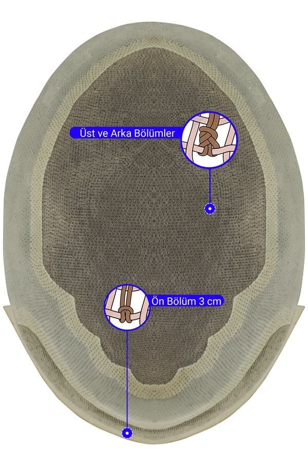 S-Well Golden Apollo Önü Tül Erkek Protez Saç S-Well Golden Apollo Önü Tül Erkek Protez Saç 