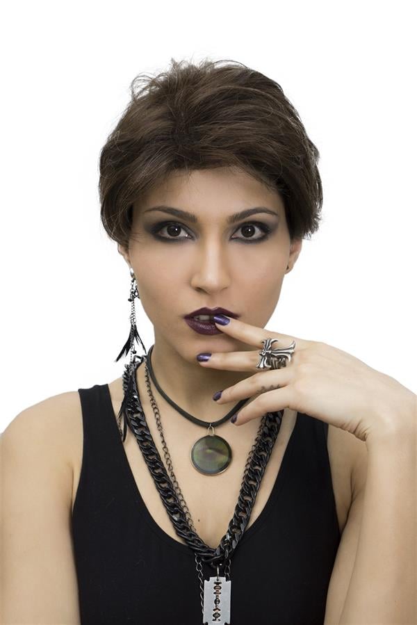 S-Well®Pixie Kadın Kısa Medikal Peruk S-Well Pixie Kadın Kısa Medikal Peruk Modeli Doğal Renk