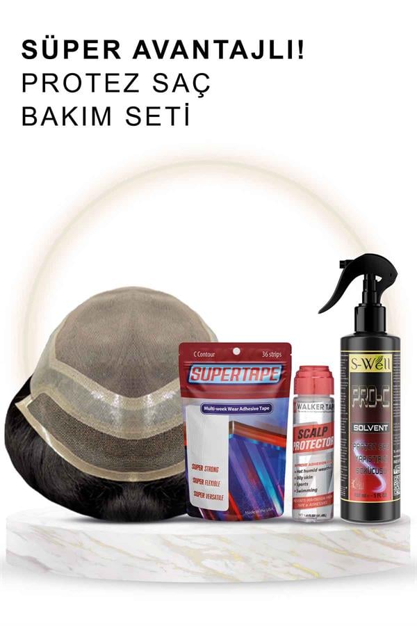 S-Well®SÜPER AVANTAJLI PROTEZ SAÇ + BAKIM SETİ SÜPER AVANTAJLI PROTEZ SAÇ + BAKIM SETİ