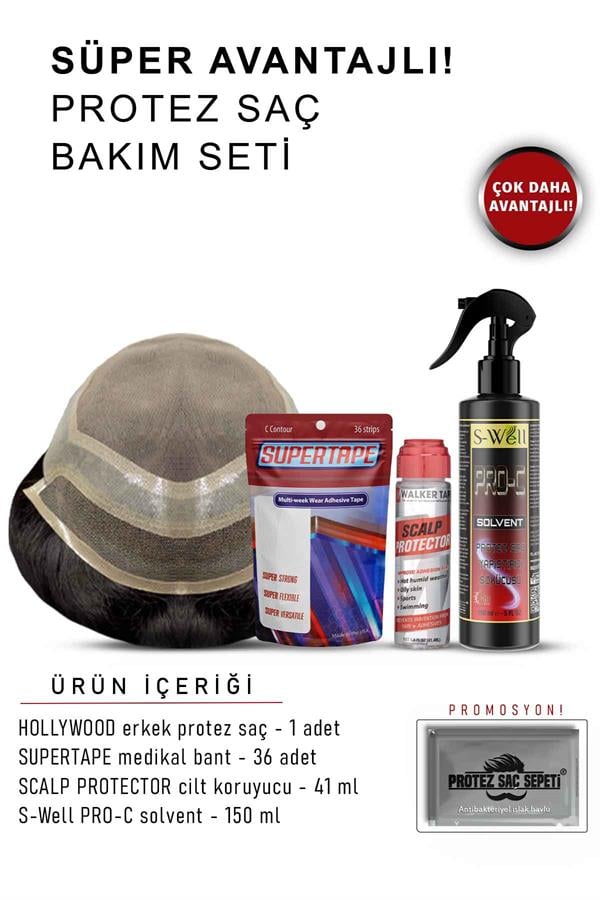 S-Well®SÜPER AVANTAJLI PROTEZ SAÇ + BAKIM SETİ SÜPER AVANTAJLI PROTEZ SAÇ + BAKIM SETİ