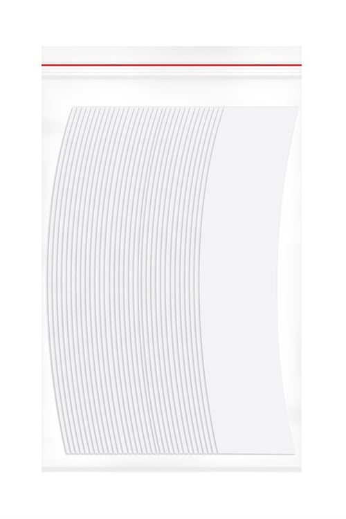 Lace Front Muadili Protez Saç Bandı Oval ″C″ (2,0 x 7,5 cm) 36 Adet