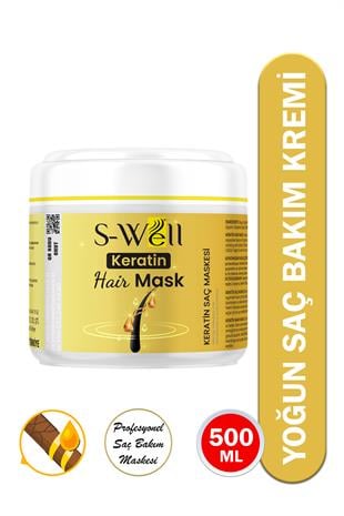 S-Well®S-Well Keratin Hair Mask Yoğunlaştırılmış Saç Bakım Kremi 
