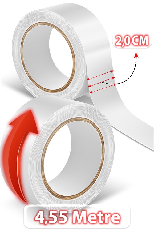 True Tape - Air-Flex Bonding Adhesive™ Roll Tape Protez Saç Bandı Delikli 3/4